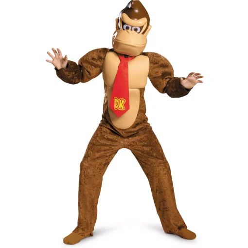 Kids Donkey Kong Muscle Costume - Super Mario Bros.