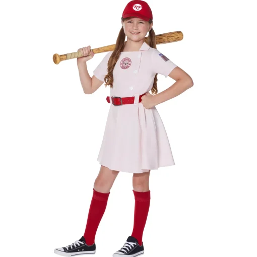 Kids Dottie Costume - A League of Their Own