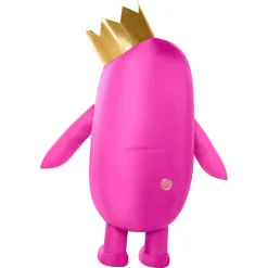 Kids Fall Guys Pink Inflatable Costume