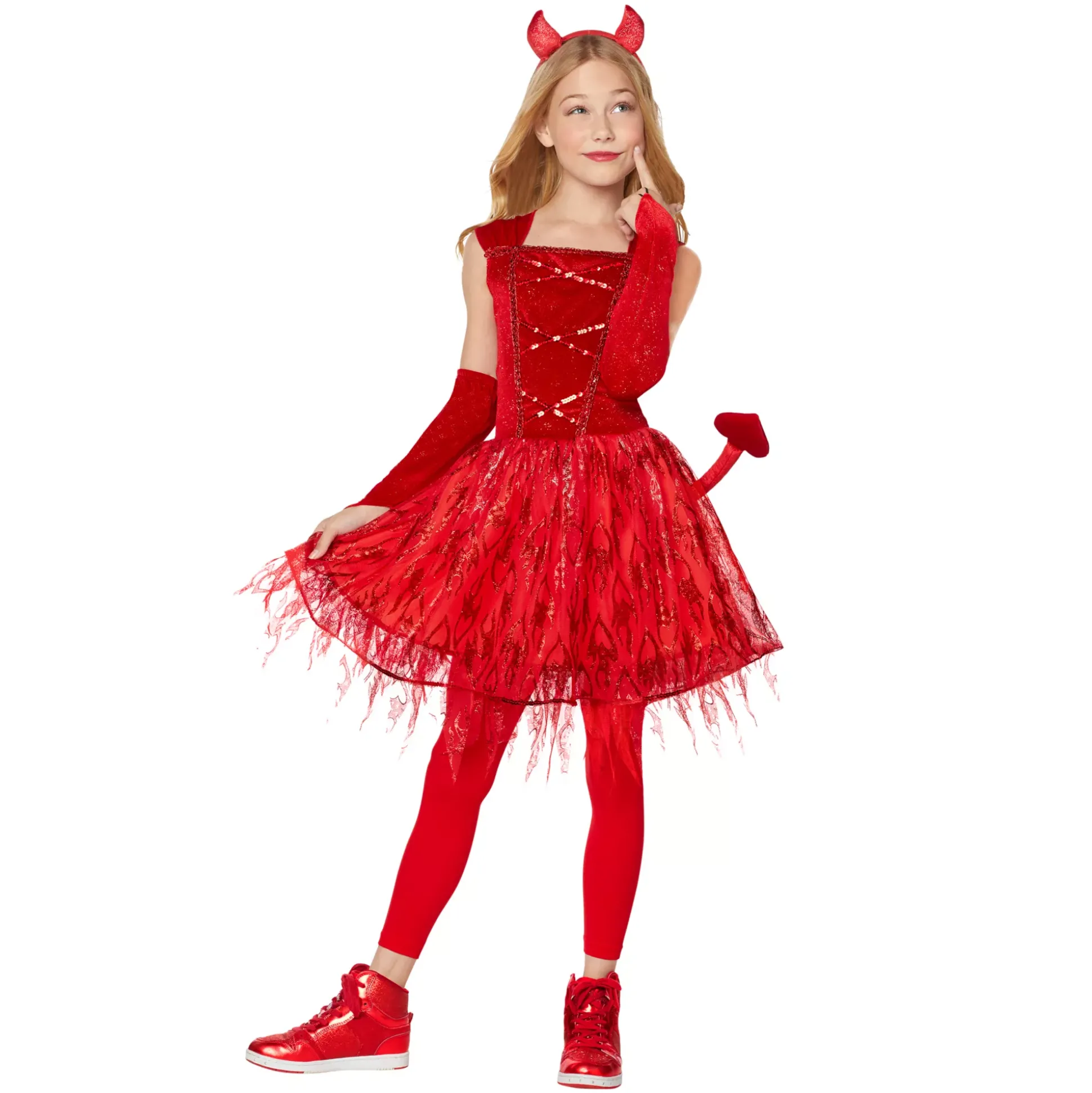 Kids Fiery Devil Costume