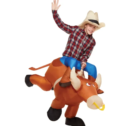 Kids Inflatable Bull Rider Costume