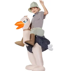 Kids Inflatable Ostrich Ride-Along Costume