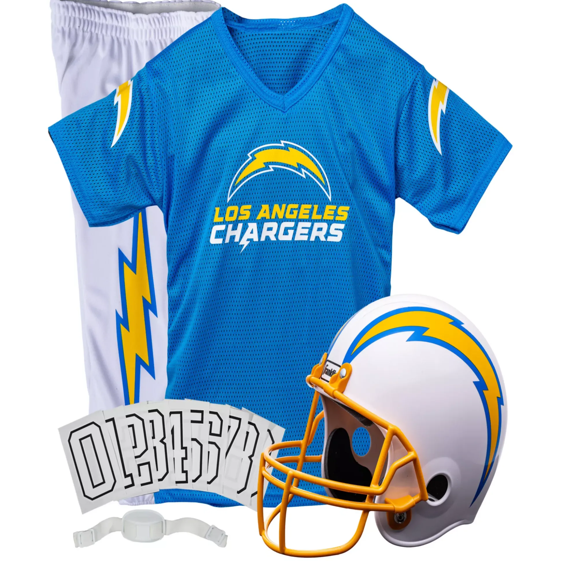 Kids Los Angeles Chargers NFL Deluxe Uniform Costume - Franklin Sports