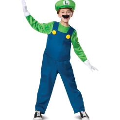 Kids Luigi Costume Deluxe- Mario Bros.