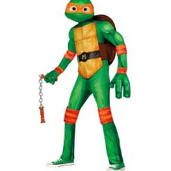 Kids Michaelangelo Costume Deluxe - TMNT Mutant Mayhem