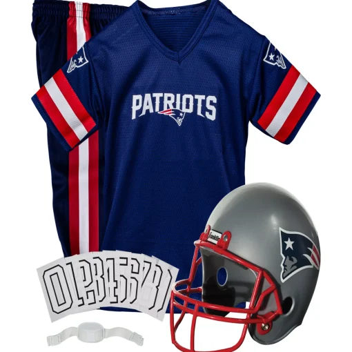 Kids New England Patriots NFL Deluxe Uniform Costume - Franklin Sports