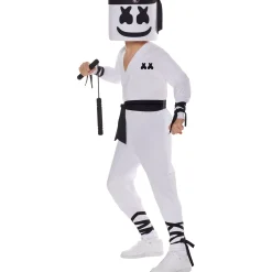 Kids Ninja Marshmello Costume