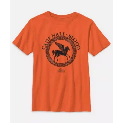 Kids Percy Jackson Camp Half-Blood Pegasus T Shirt