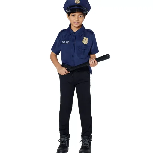 Kids Police Officer Costume Kit