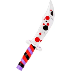Kids Polka Dot Scary Clown Knife