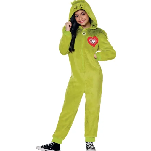 Kids The Grinch Jumpsuit Costume - Dr. Seuss