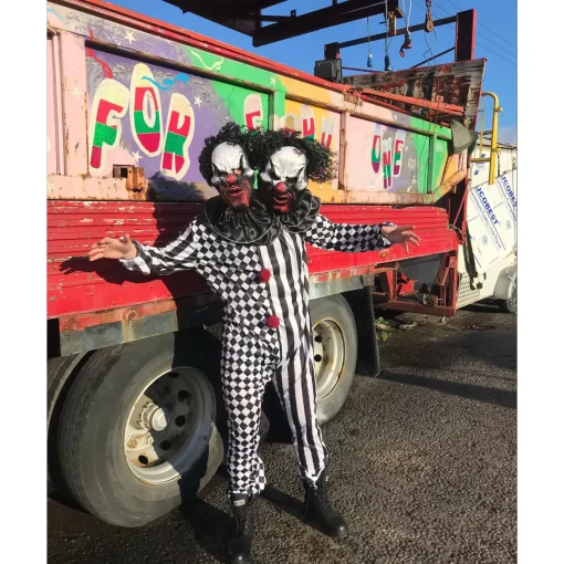 Kids Two-Headed Clown Costume