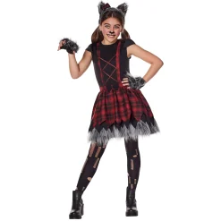 Kids Wolf Cutie Dress Costume