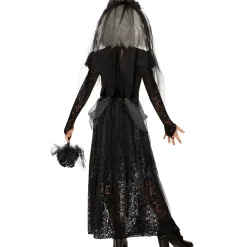 Kids Zombie Skeleton Bride Costume