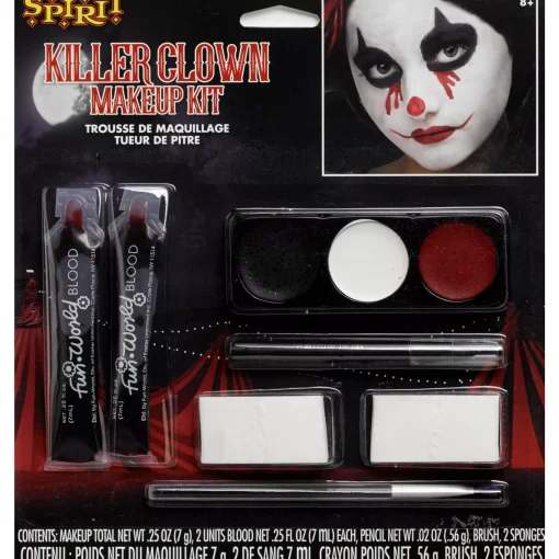 Killer Clown Makeup Kit