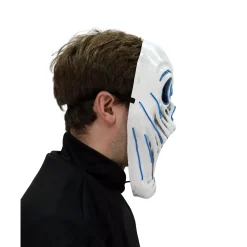 Light-Up EL Wire Phantom Half Mask