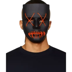 Light-Up EL Wire X Eyes Mask