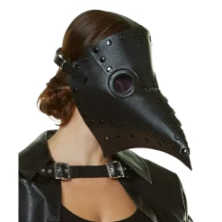 Long Plague Doctor Half Mask