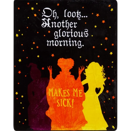Makes Me Sick Fleece Blanket - Hocus Pocus