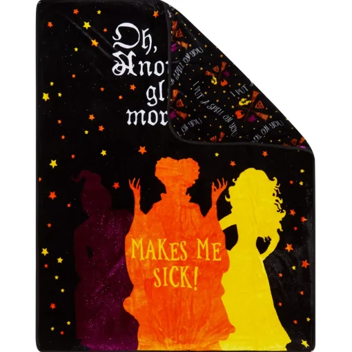 Makes Me Sick Fleece Blanket - Hocus Pocus