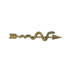 Medusa Golden Snake Arrow Sign