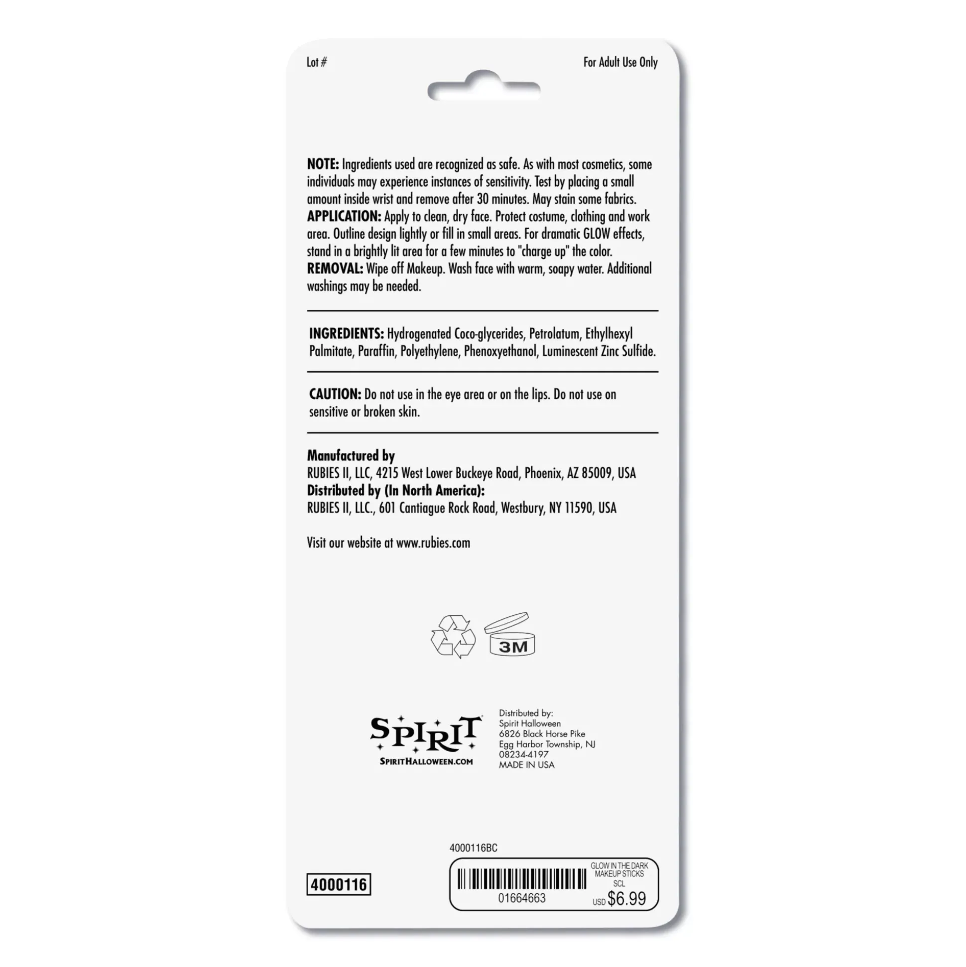 Multi-Pack Glow Makeup Crayons - 5 Pack