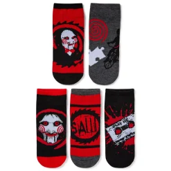 Multi-Pack Saw No Show Socks - 5 Pack