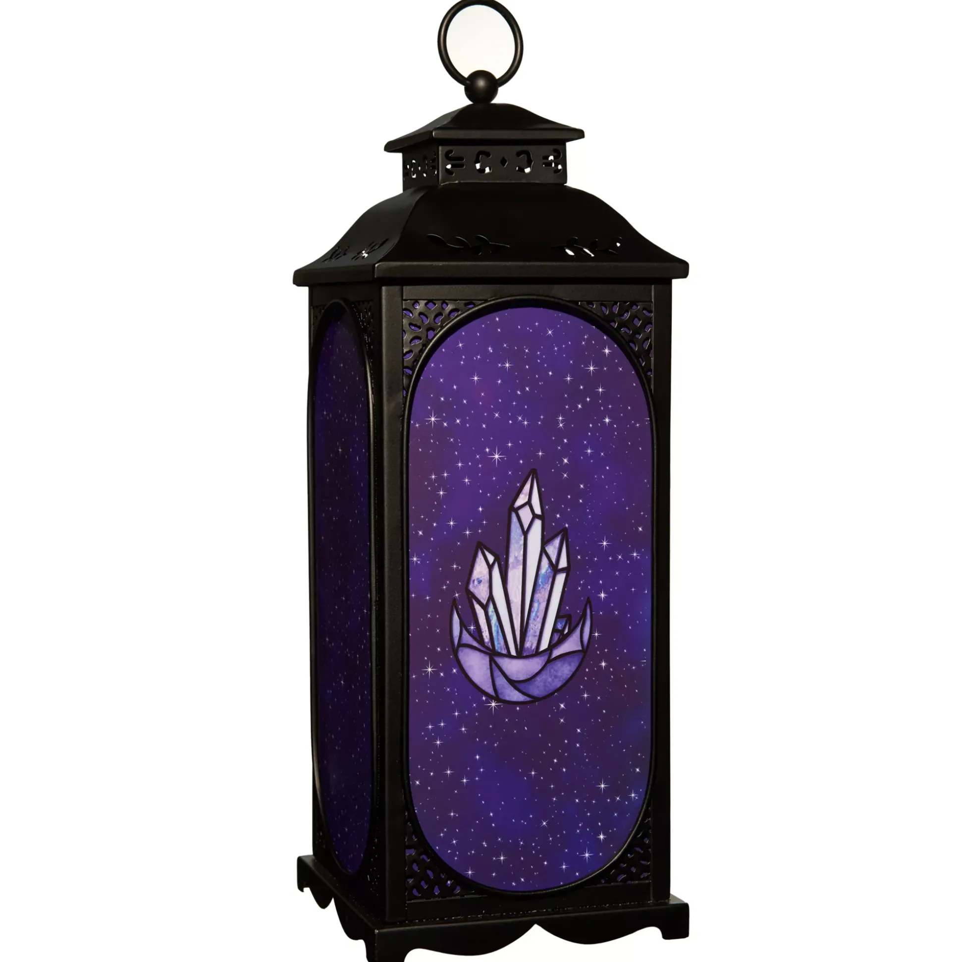 Mystical Arts Purple Crystal Lantern