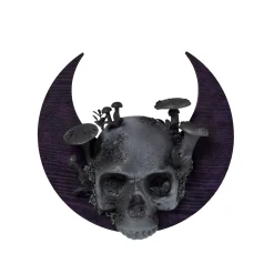 Mystical Arts Skull Moon Wall Sign