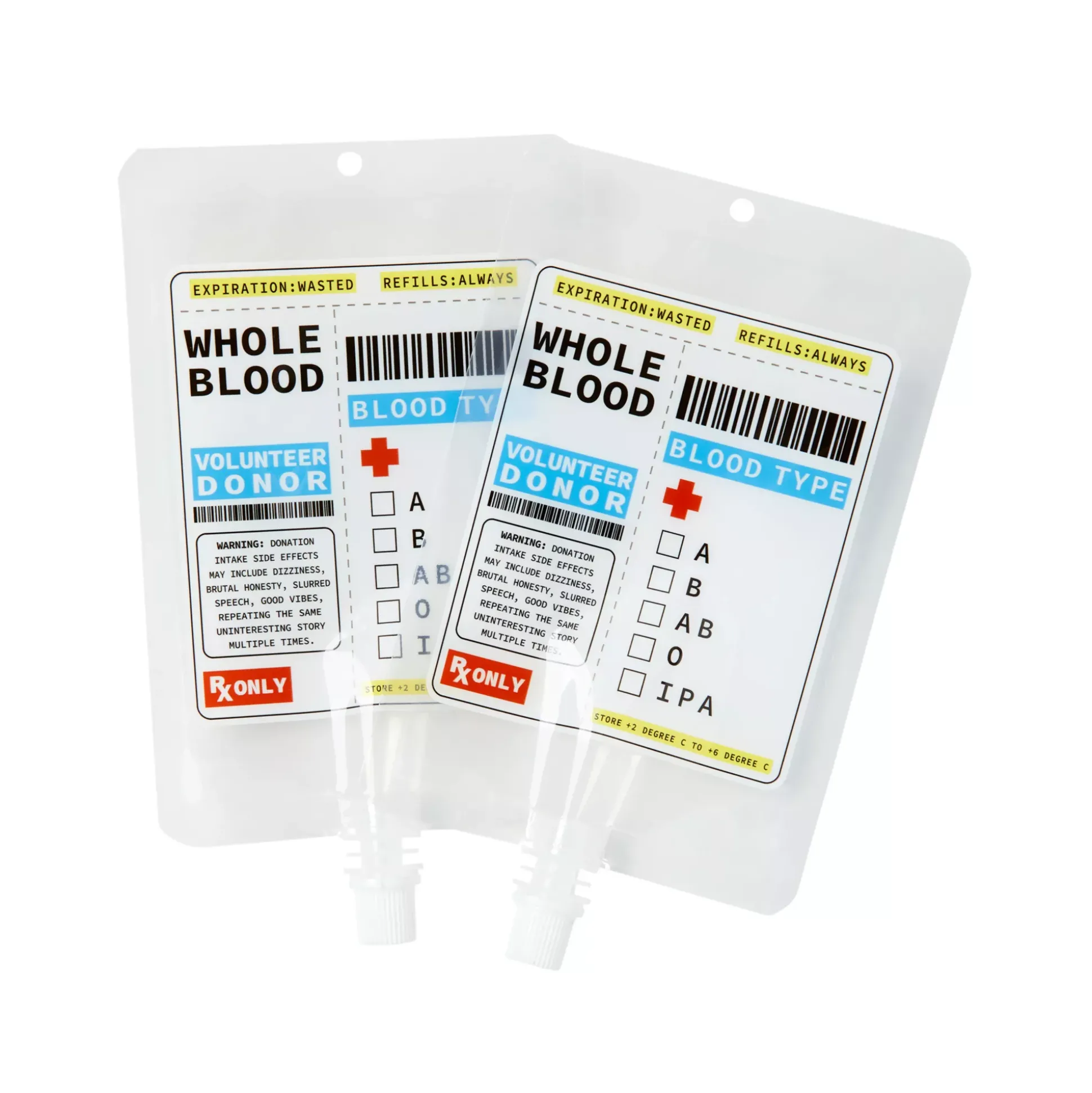 Nurse Blood Bag Flask