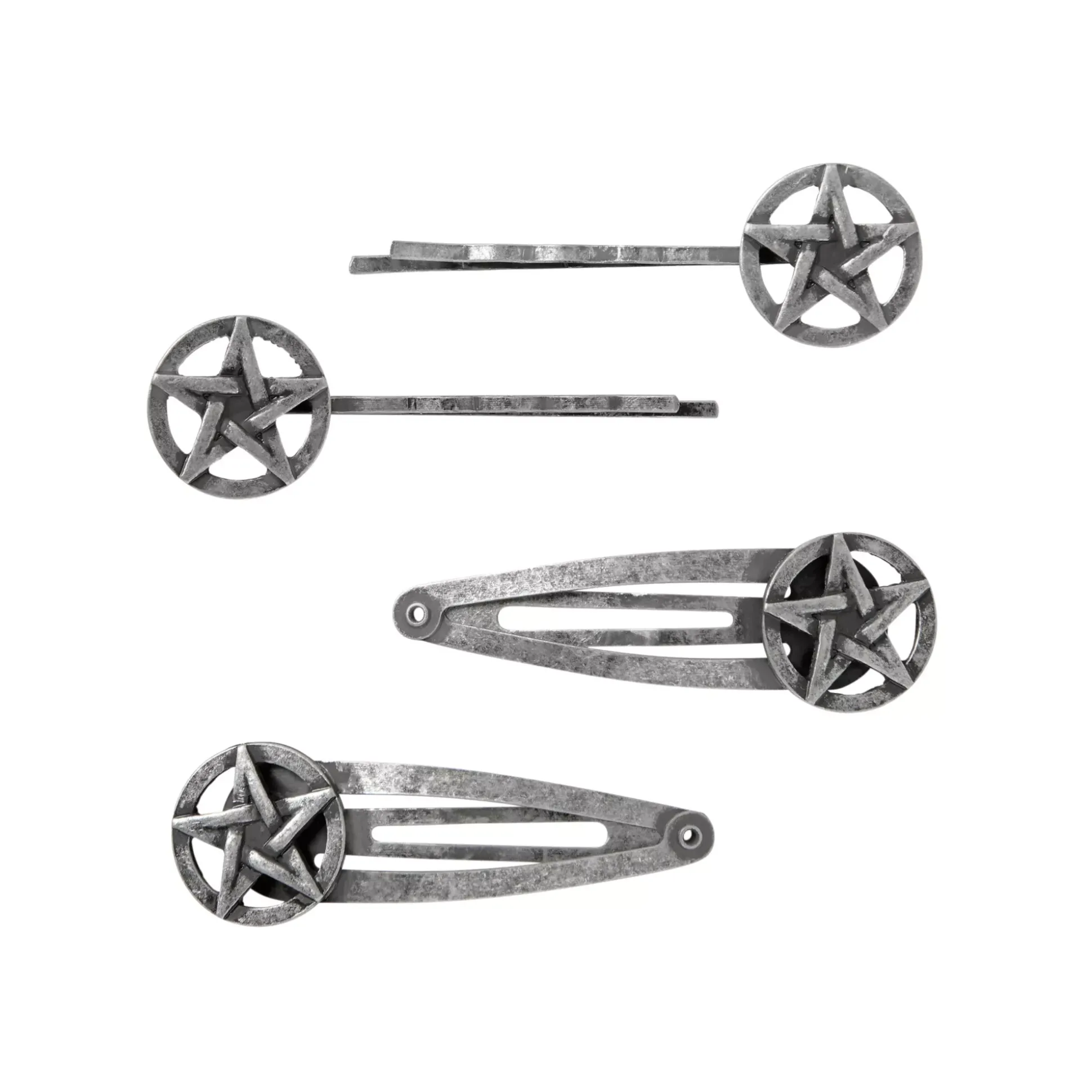 Pentagram Hair Clips