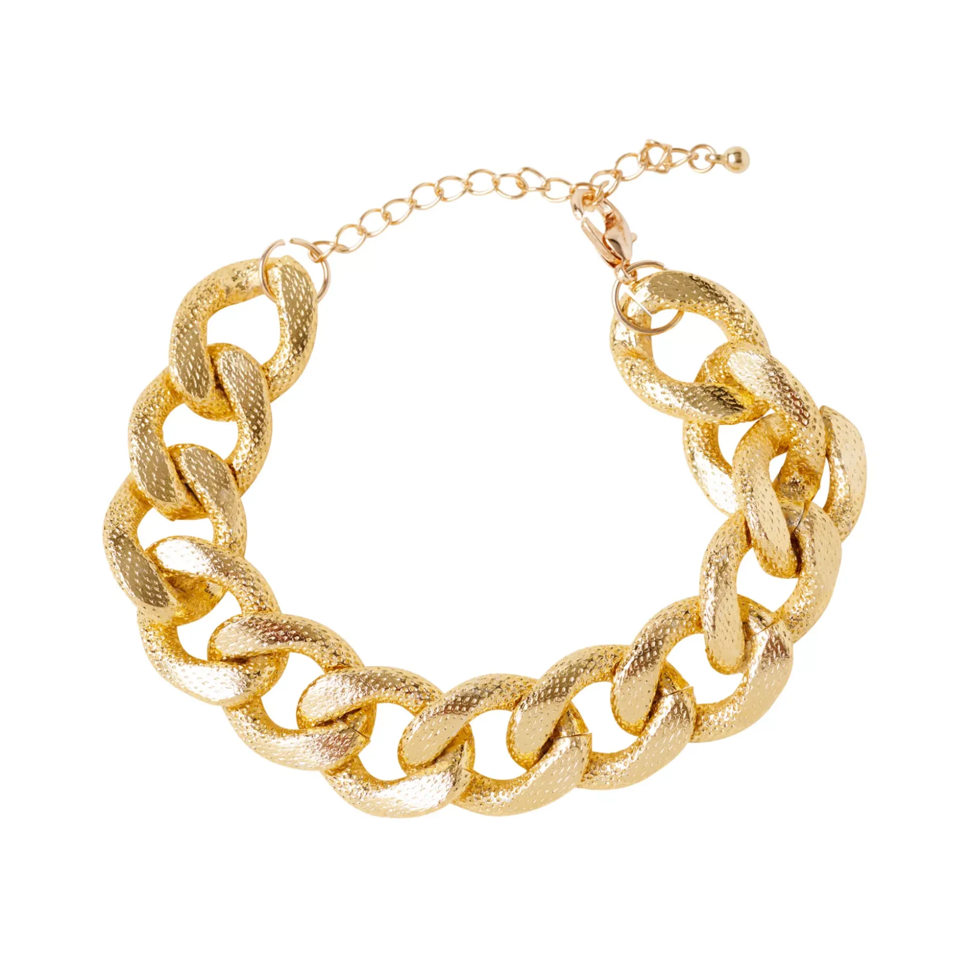 Pimp Textured Chain Link Bracelet