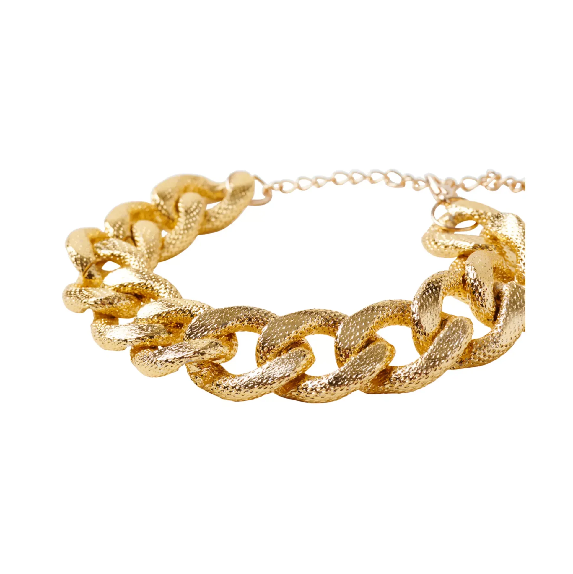 Pimp Textured Chain Link Bracelet