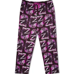 Pink Ghost Face Flaming Lounge Pants