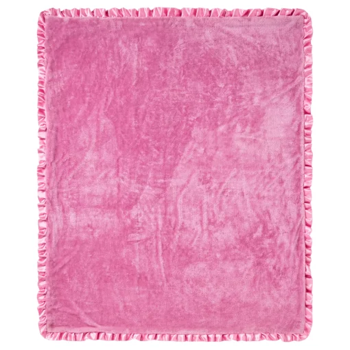 Pink Ouija Ruffle Fleece Blanket