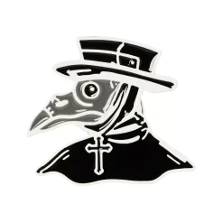 Plague Doctor Patch and Pin Set