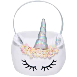 Plush Unicorn Treat Bucket