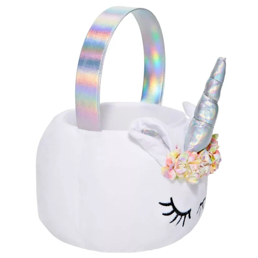 Plush Unicorn Treat Bucket