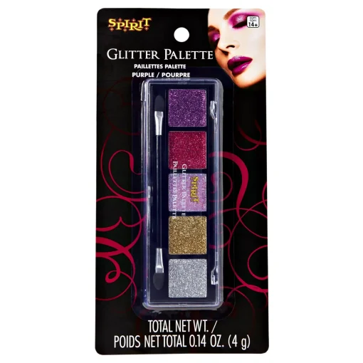 Purple Glitter Palette - 5 Count