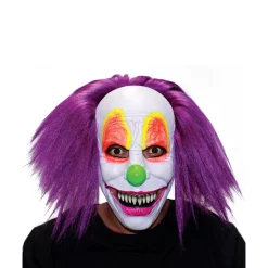 Purple Hair Clown Full Mask