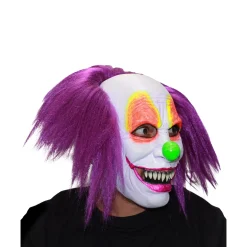 Purple Hair Clown Full Mask
