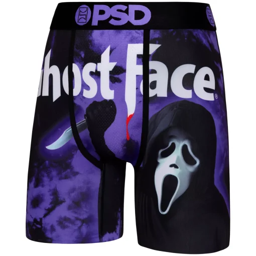 Purple PSD Ghost Face Boxers