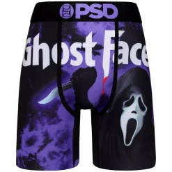 Purple PSD Ghost Face Boxers