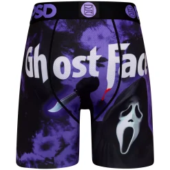 Purple PSD Ghost Face Boxers