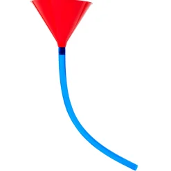 Red and Blue Beer Funnel