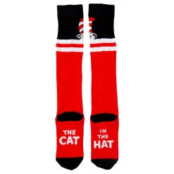 Red Cat in the Hat Knee High Socks – Dr. Seuss