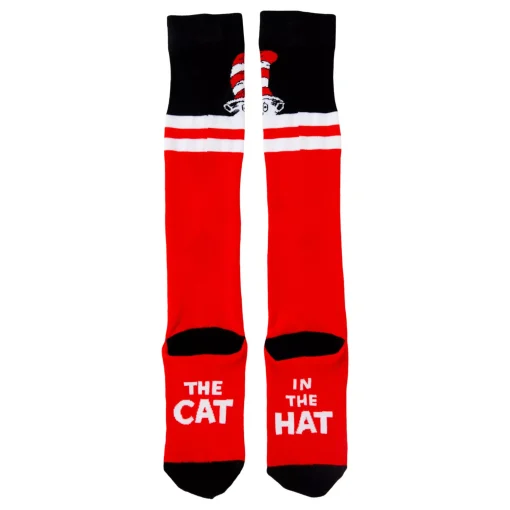 Red Cat in the Hat Knee High Socks – Dr. Seuss
