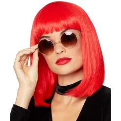 Red Pageboy Wig