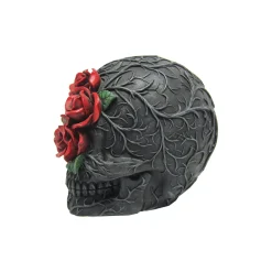 Red Roses Skull