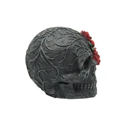 Red Roses Skull